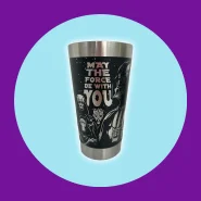 Star Wars Copo Térmico 473ml Personalizado a Laser 360°