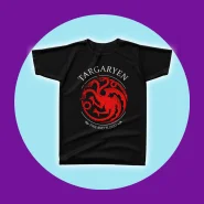 Camiseta Game of Thrones Casa Targaryen 100% Algodão