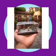 Diorama Chaves e Seu Madruga Aula de Violão Miniatura