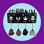 Porta Chaves Star Wars em MDF de 3mm