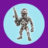 T800 Terminator COD Warzone Action Figure para Setup Gamer