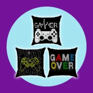 Kit Almofadas Cheias Gamer 30x30cm Decoração MD1530
