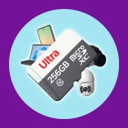 Cartão de Memória 256GB Ultra A1 Alta Velocidade para câmeras
