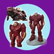 Action Figure Homem de Ferro Hulk Buster 19cm em Resina