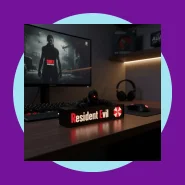 Luminária Resident Evil Zumbi Led Gamer Decorativa