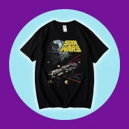 Camiseta Unissex Oversized Star Wars Diversas Estampas