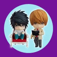 Light Yagami e L Lawliet Death Note Nendoroid Action Figure