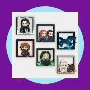 Kit 6 Quadros Game Of Thrones MDF Vazado 14x14cm