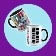 Caneca The Office Personagens Dunder Mifflin Alça Preta