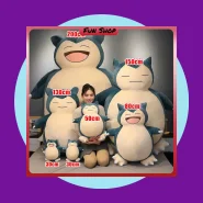 Gigante Snorlax Pelúcia Pokemon 200cm