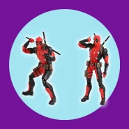 DeadPool Action Figure 18cm Articulado com Acessórios