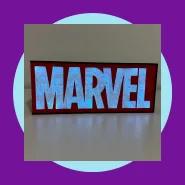 Luminária USB Heróis da Marvel LED Decorativo Geek