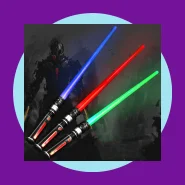 Sabre De Luz de LED com Som Jedi e Sith Star Wars