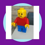 Boneco Estilo Lego Gigante 3D 20cm