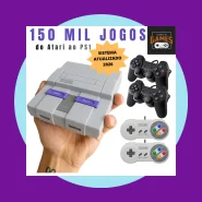 Mini Retro Super 3D Games Snes com 4 controles e mais de 150 mil...