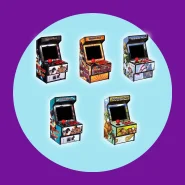 Mini Arcade 16 Bits Retro Console De Jogo Portátil Nostálgico