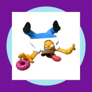 PortaCopo Homer Simpson Splash 3D