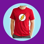 Camiseta The Flash DC Comics 100% Algodão