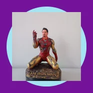 Homem de Ferro Estalando a Manopla Marvel Vingadores 16cm
