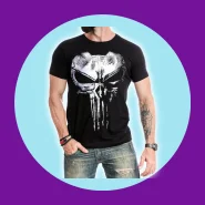 Camiseta The Punisher Marvel Justiceiro Caveira 100% Algodão
