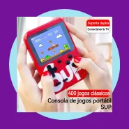 Mini Video Game Sup Game Box 400 Jogos Em 1 Portátil
