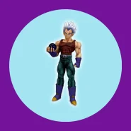 Baby Vegeta Cabelo Branco Com Dragon Ball  Action Figure 28cm