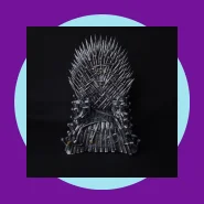 MIniatura Trono de Ferro Action Figure Game of Thrones Decoração A
