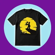 Camiseta The Simpsons Meme Rei Leão