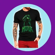 Camiseta Mão do Hulk 100% Algodão