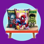 Almofadas Super Herois Geek Nerd