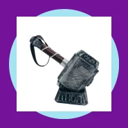 Mjolnir Martelo Thor com Base Filme Vingadores Colecionável Decoração