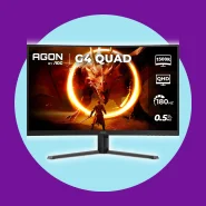 Monitor Gamer Curvo AOC AGON QUAD 32 180Hz 0,5ms HDR10 CQ32G4E