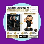 Funko Pop Personalizado 10cm com Sua Foto