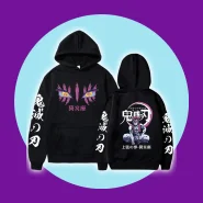Blusa Moletom Kimetsu No Yaiba Anime Nezuko Tanjiro Kamado Olhos