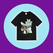 Camiseta Mr Pickles Rick Sanchez Adult Swim Crossover Divertida Geek