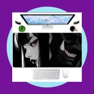Mouse Pad Gaming Personalizado 80x30cm Antiderrapante