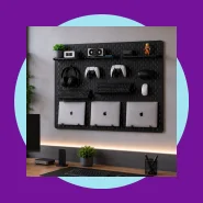 Pegboard G Premium Mdf Setup Gamer Home Office