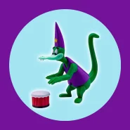 Voodoo é pra Jacú Zé Jacaré Turma do PicaPau Action Figure 3D