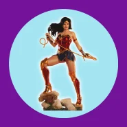 Mulher Maravilha Estátua 3D Action Figure