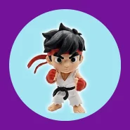 Ryu Chibi StreetFighter Action Figure 3D 12cm