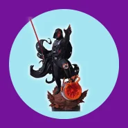 Darth Vader em combate feito em resina Action Figure Star Wars