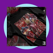 Camiseta Premium Marvel IronMan 100% Algodão