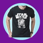 Camiseta Star Wars R2D2 Adulto e infantil