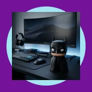 Batman Impressão 3D Action Figure Decorativo 10cm