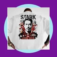 Camiseta Unissex Streetwear Filme Vingadores Homem De Ferro Ironman