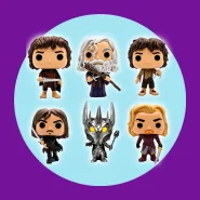 O Senhor dos Anéis  Frodo, Aragorn, Theoden, Gandalf, Sauron Action Figures