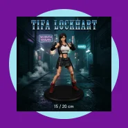 Tifa Lockhart Final Fantasy VII Action Figure 3D 15cm Pintado a Mão
