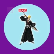 Bleach Kurosaki Ichigo Aizen Action Figure Bandai 21cm
