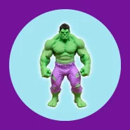 Hulk Action Figure Marvel 3D 24cm